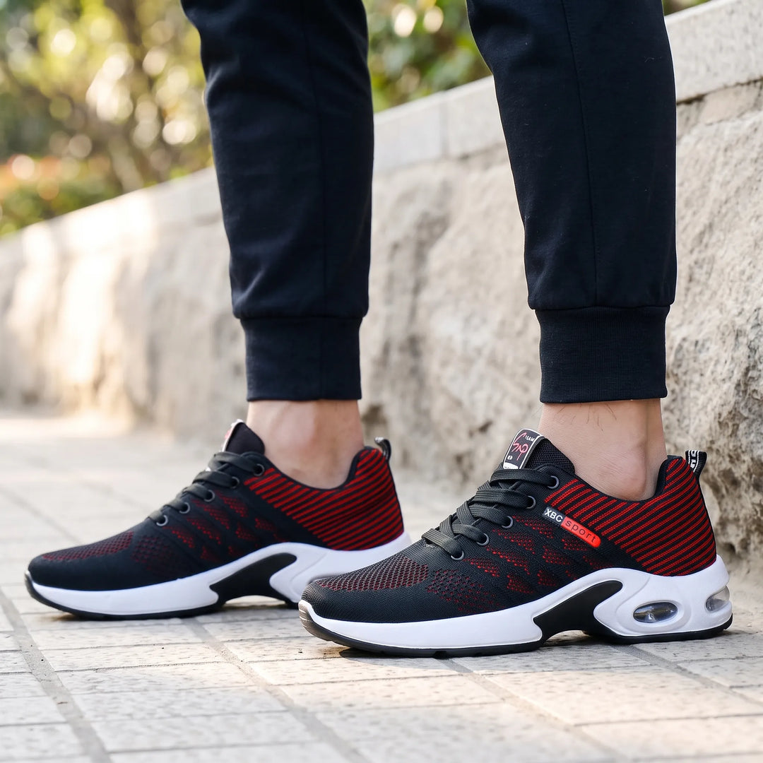 Casual Lace-Up Walking Trainers - StrideFlow