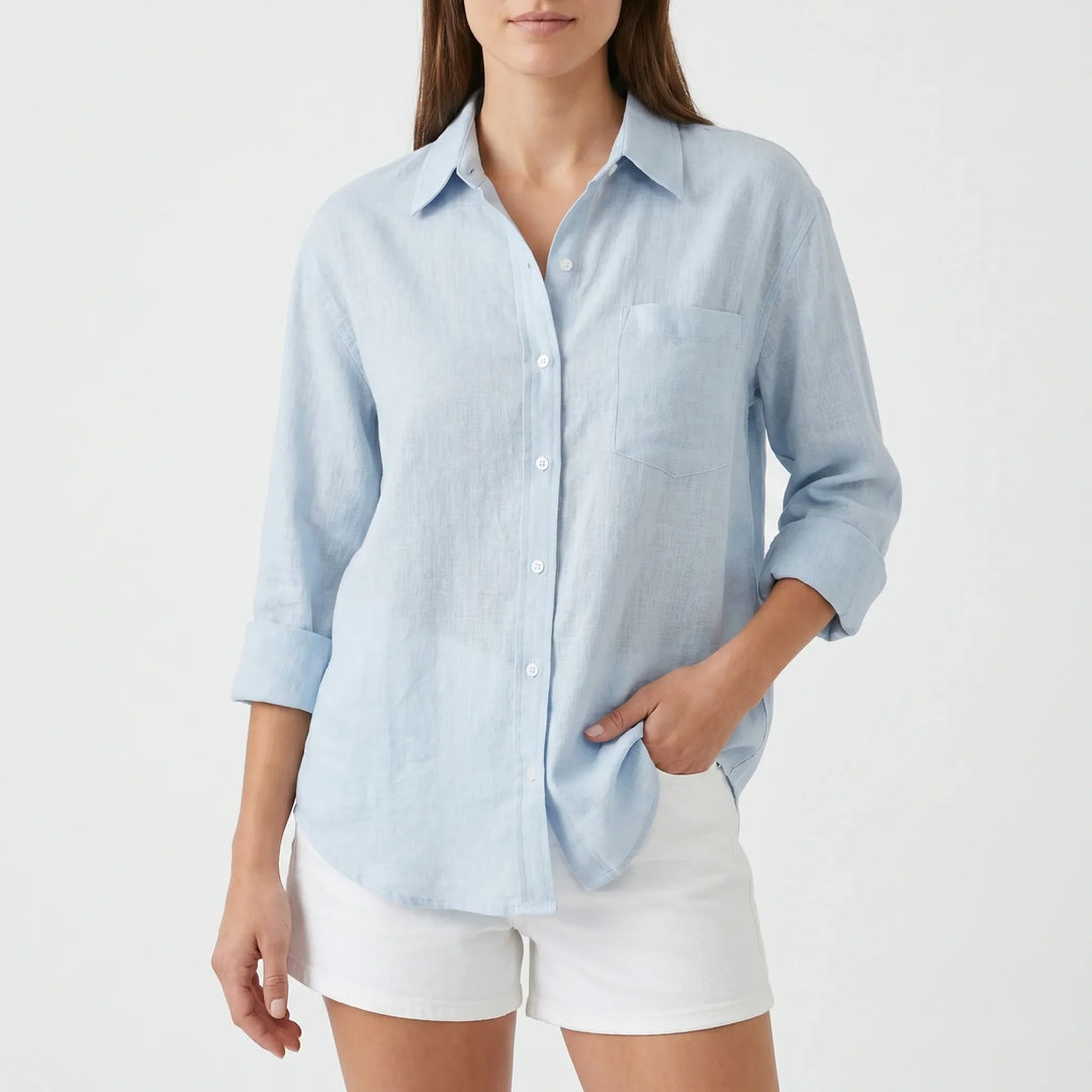 Casual Long-Sleeve Blouse -  Rosalie