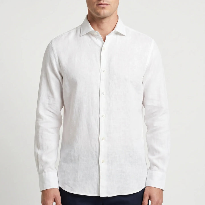 Casual Long-Sleeve Button-Up Shirt -  Bruce