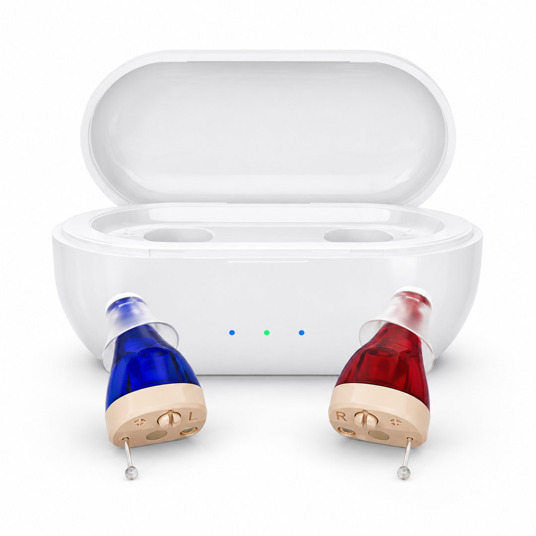 Pro CIC Rechargeable Invisible Hearing Amplifiers (Pair) 1