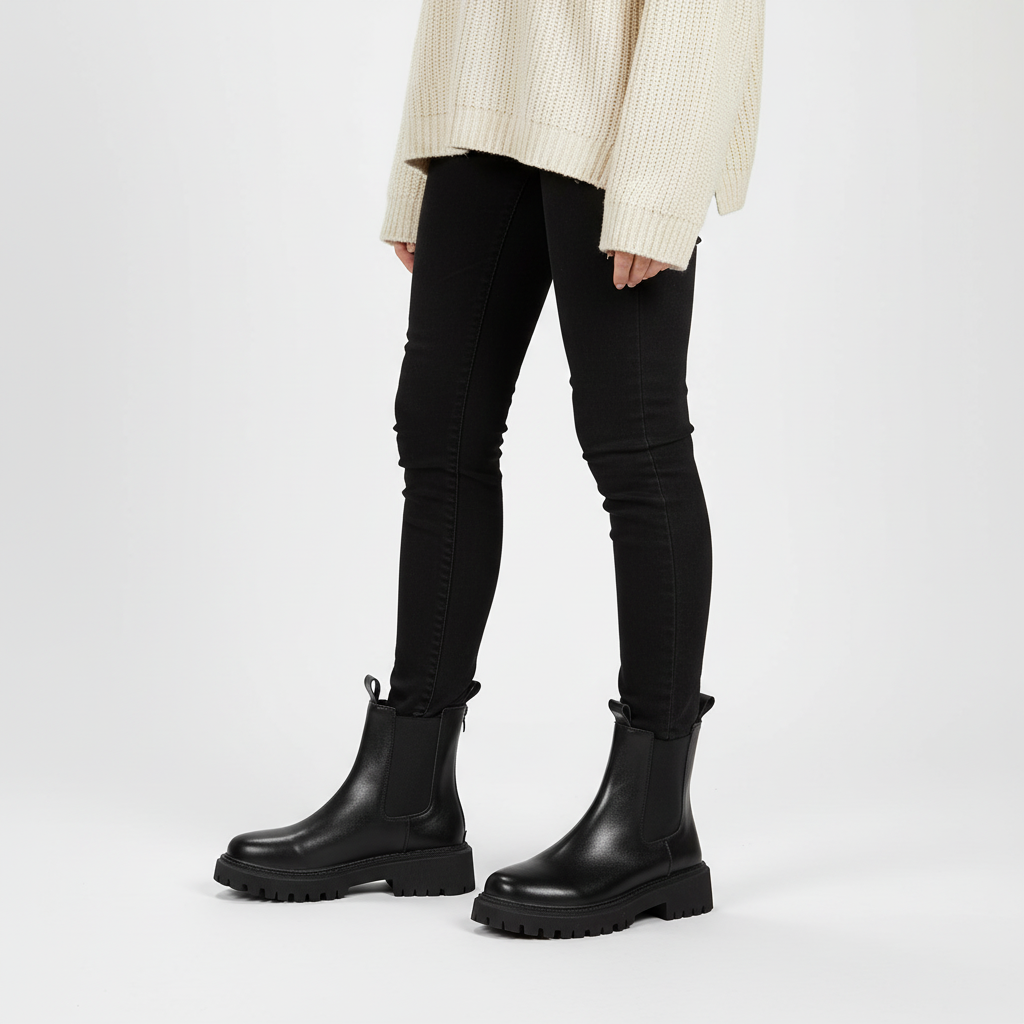 Chelsea Stiefel Runde Zehen - Carolyn