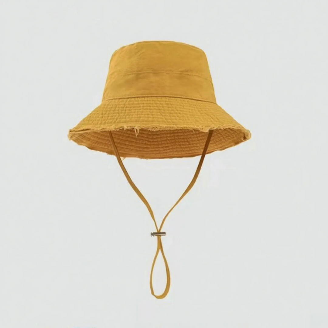 Codzienny Kapelusz Typu Bucket Z Postrzępionym Rondem - Fraylin