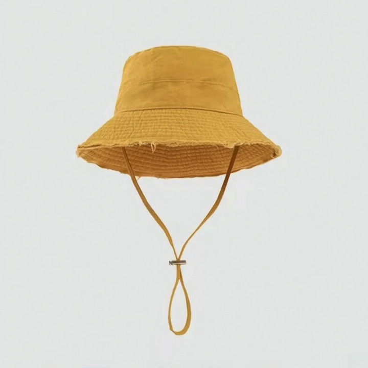 Codzienny Kapelusz Typu Bucket Z Postrzępionym Rondem - Fraylin