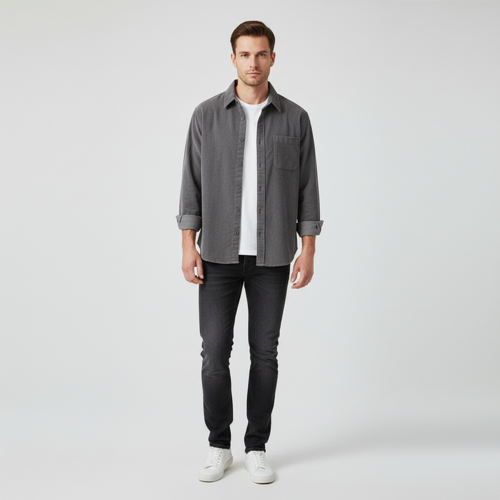 Corduroy Herrenhemd -  Noah