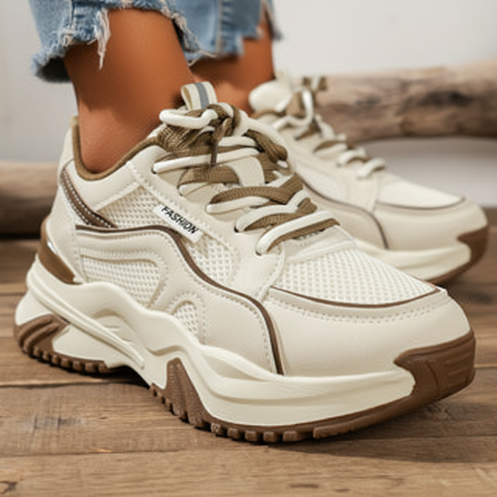 Damen Sneaker Mit Hoher Sohle - Cynthia