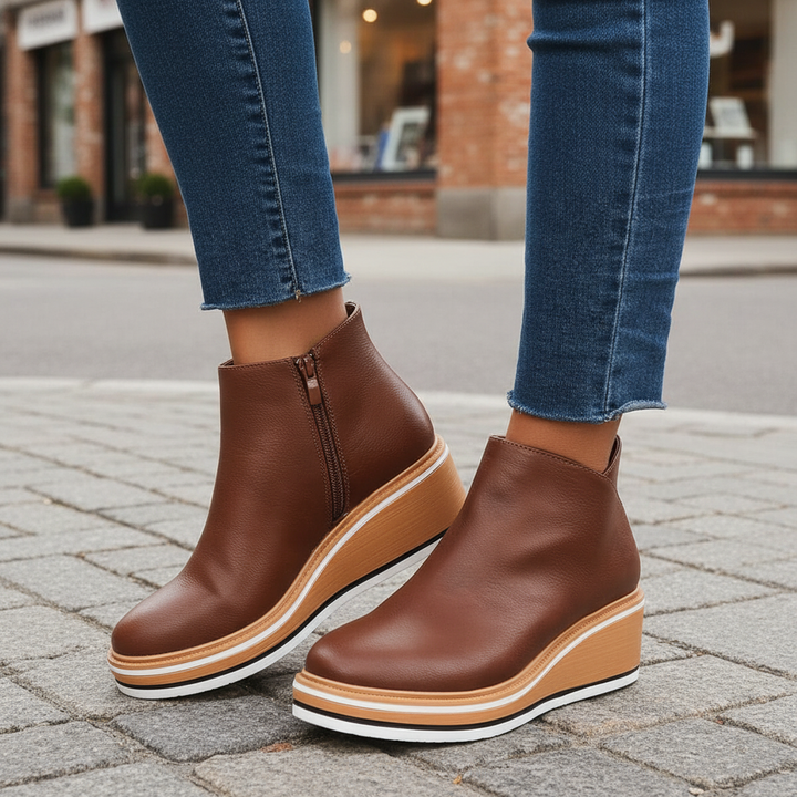 Damen Stiefeletten Mit Plateau - Natalie