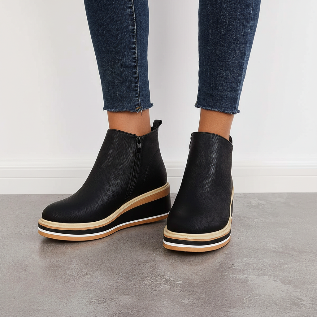 Damen Stiefeletten Mit Plateau - Natalie