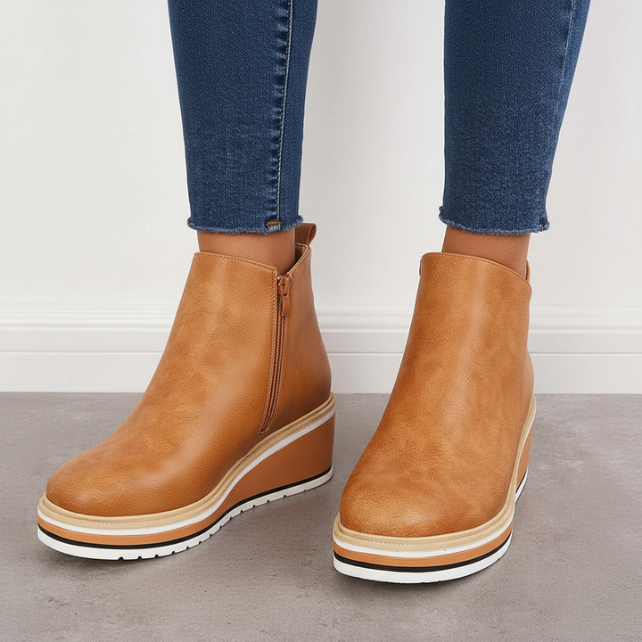 Damen Stiefeletten Mit Plateau - Natalie