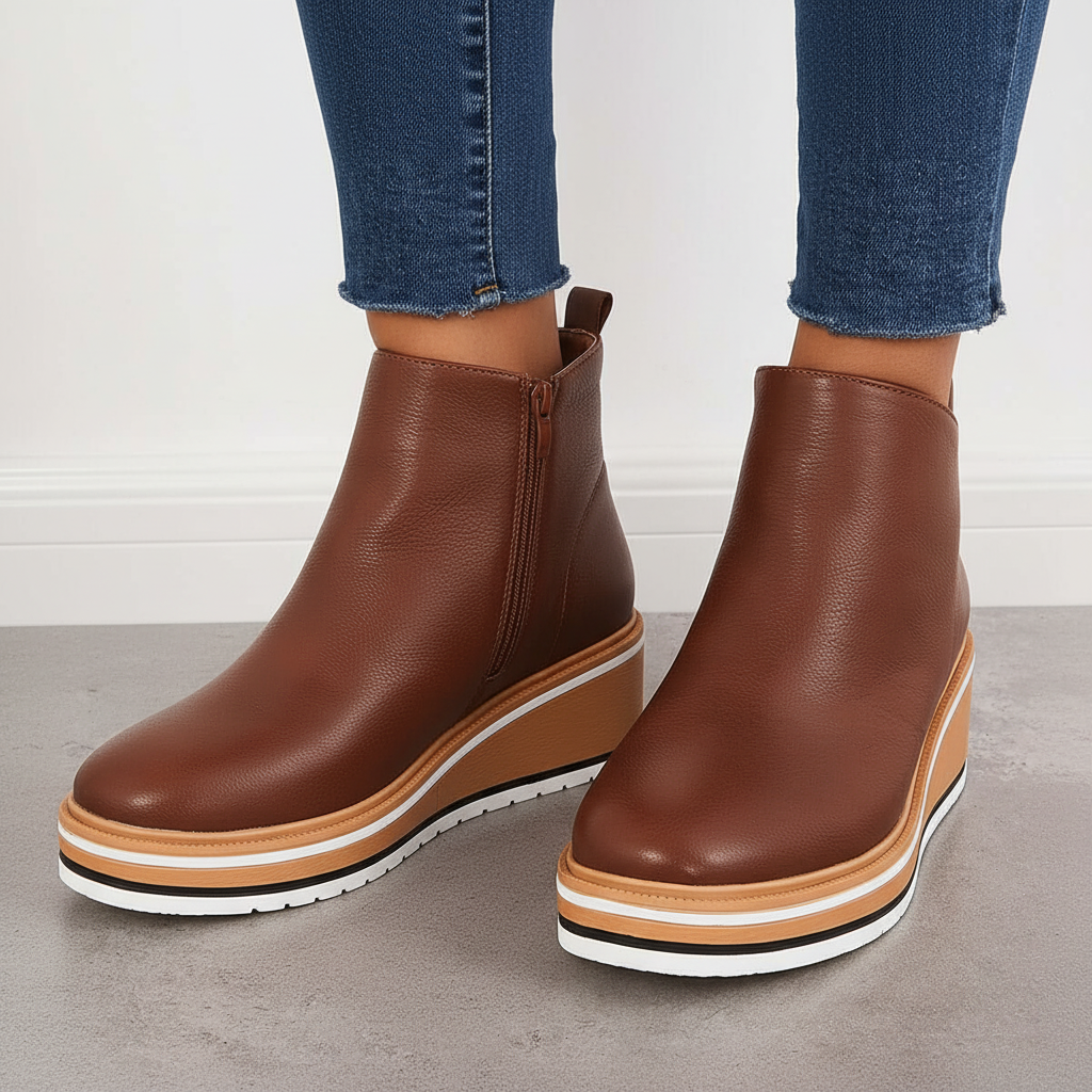 Damen Stiefeletten Mit Plateau - Natalie