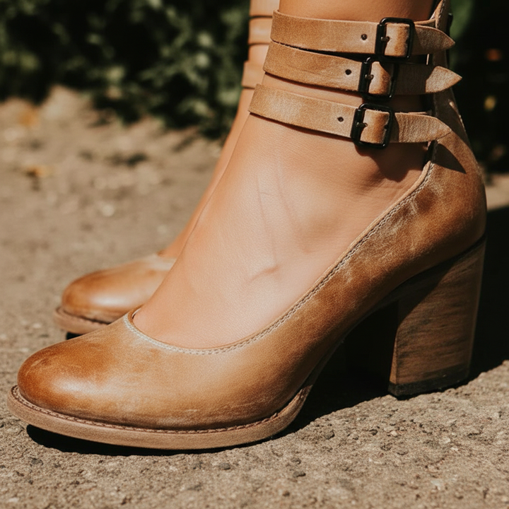 Damenhalbschuh Mit Absatz - Ariella