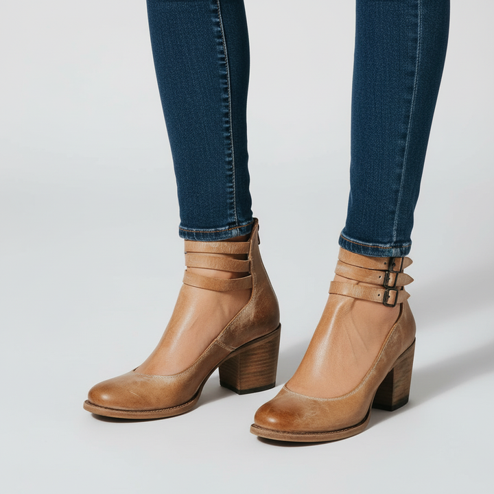 Damenhalbschuh Mit Absatz - Ariella