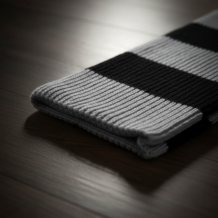 Dicke Chunky Gestrickter Schal - WarmStripe