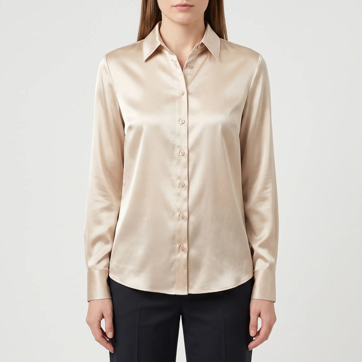 Elegant Long-Sleeve Blouse - Lustral
