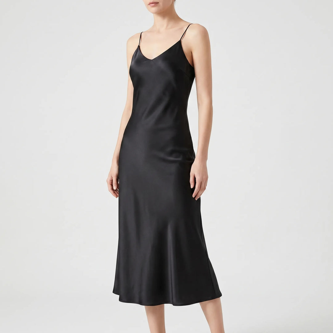 Elegant Slip Midi Dress -  Charlotte