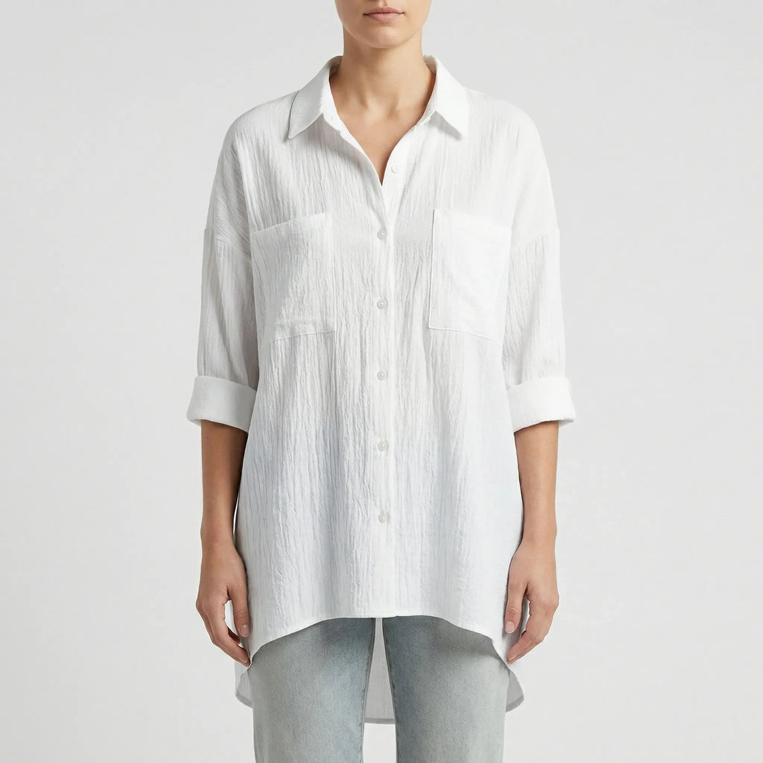 Elegante Damesblouse Met Knoopsluiting - Becky