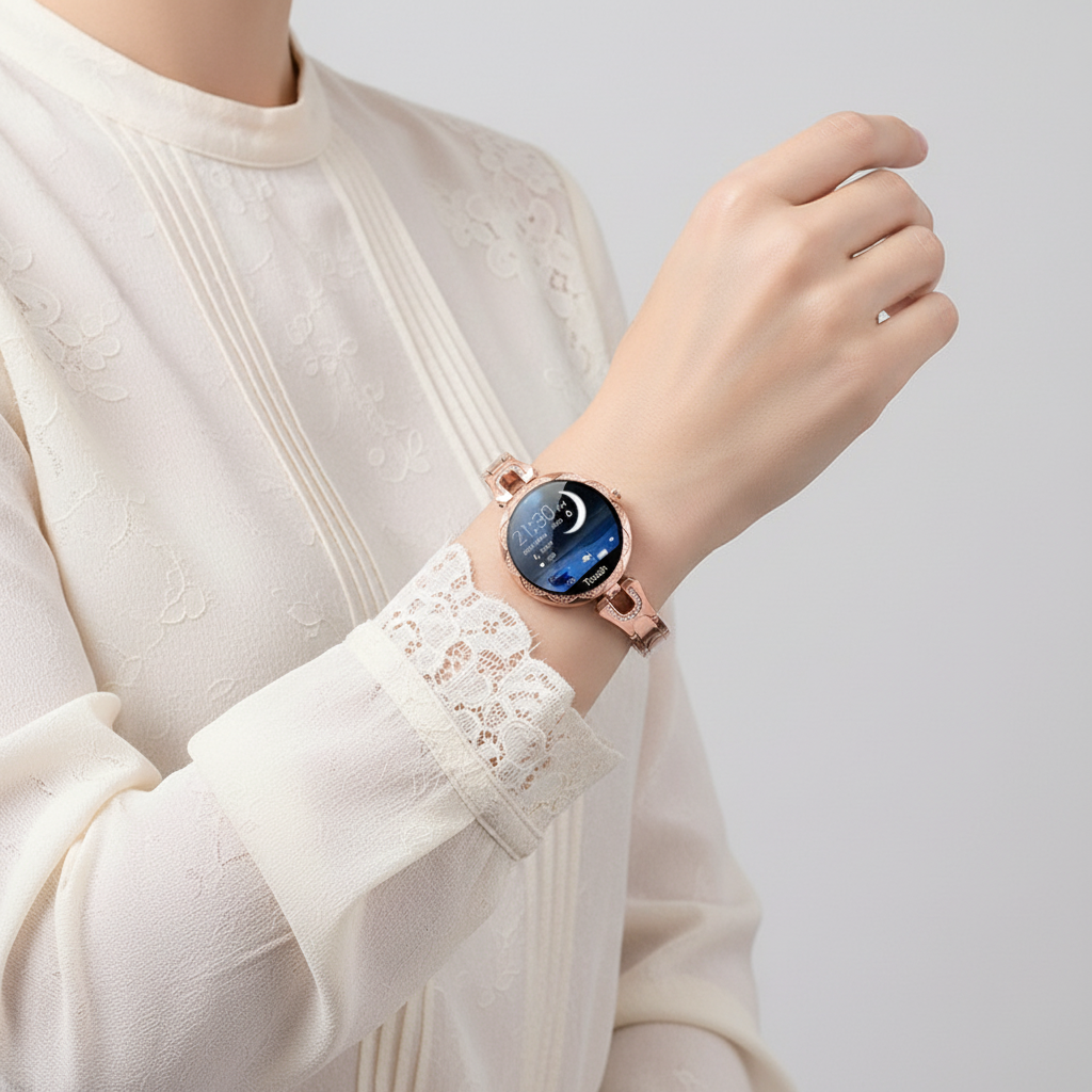 Elegante Damen Smartwatch - HydroGlow