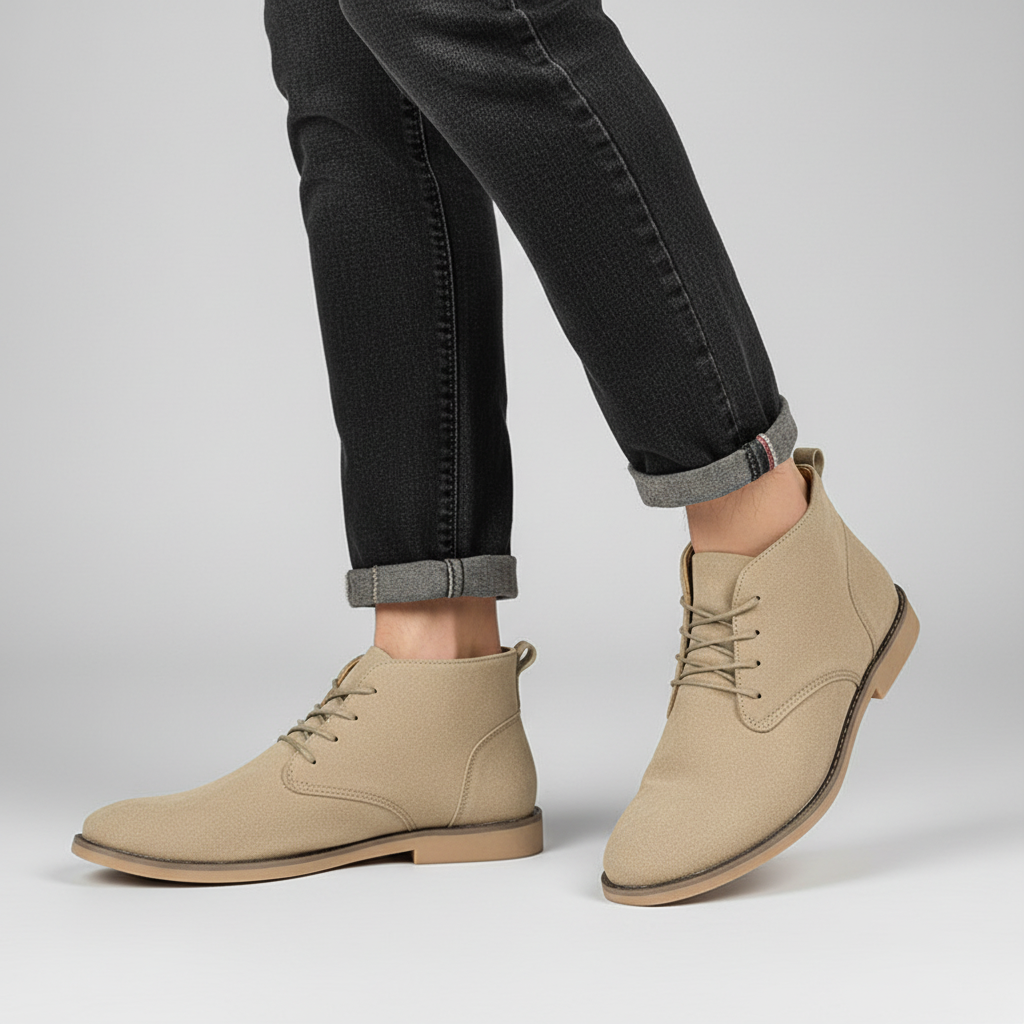 Elegante Halbhohe Schnürstiefel - Ivan