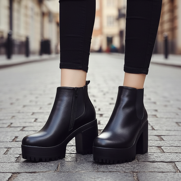 Elegante Schwarze Stiefeletten - Fiona