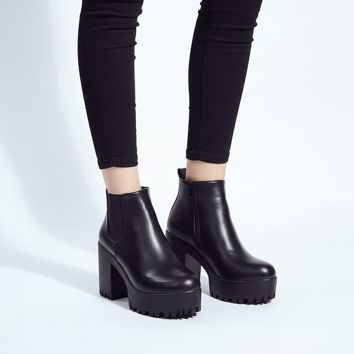 Elegante Schwarze Stiefeletten - Fiona