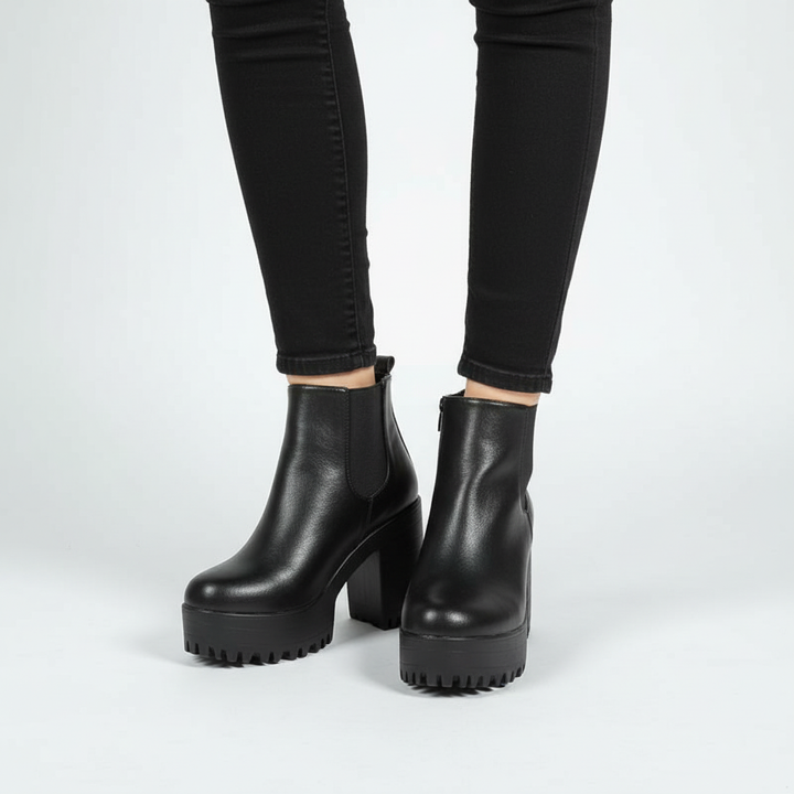 Elegante Schwarze Stiefeletten - Fiona