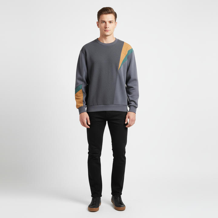 Farbe-Block Design Pullover - Nils