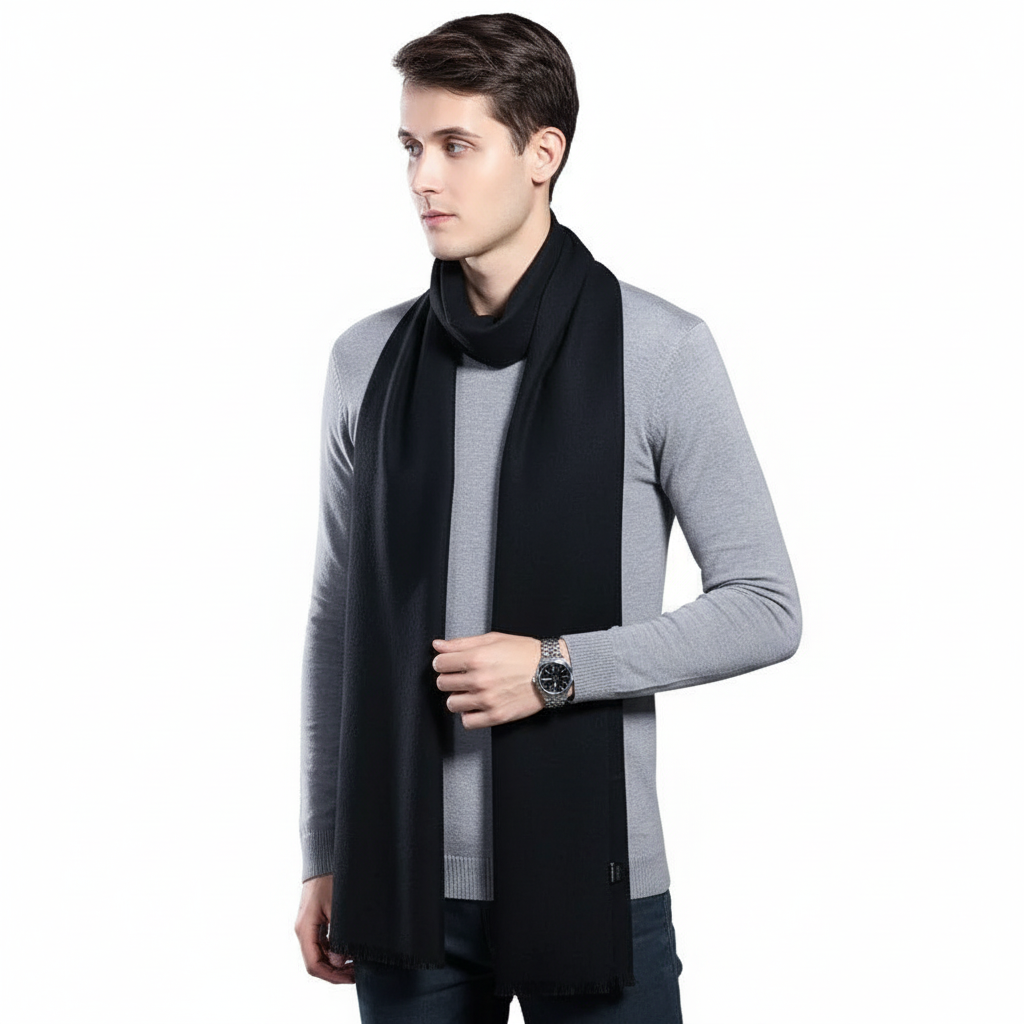 Feiner Kaschmir Langschal In Schlichtem Design - CozyCove