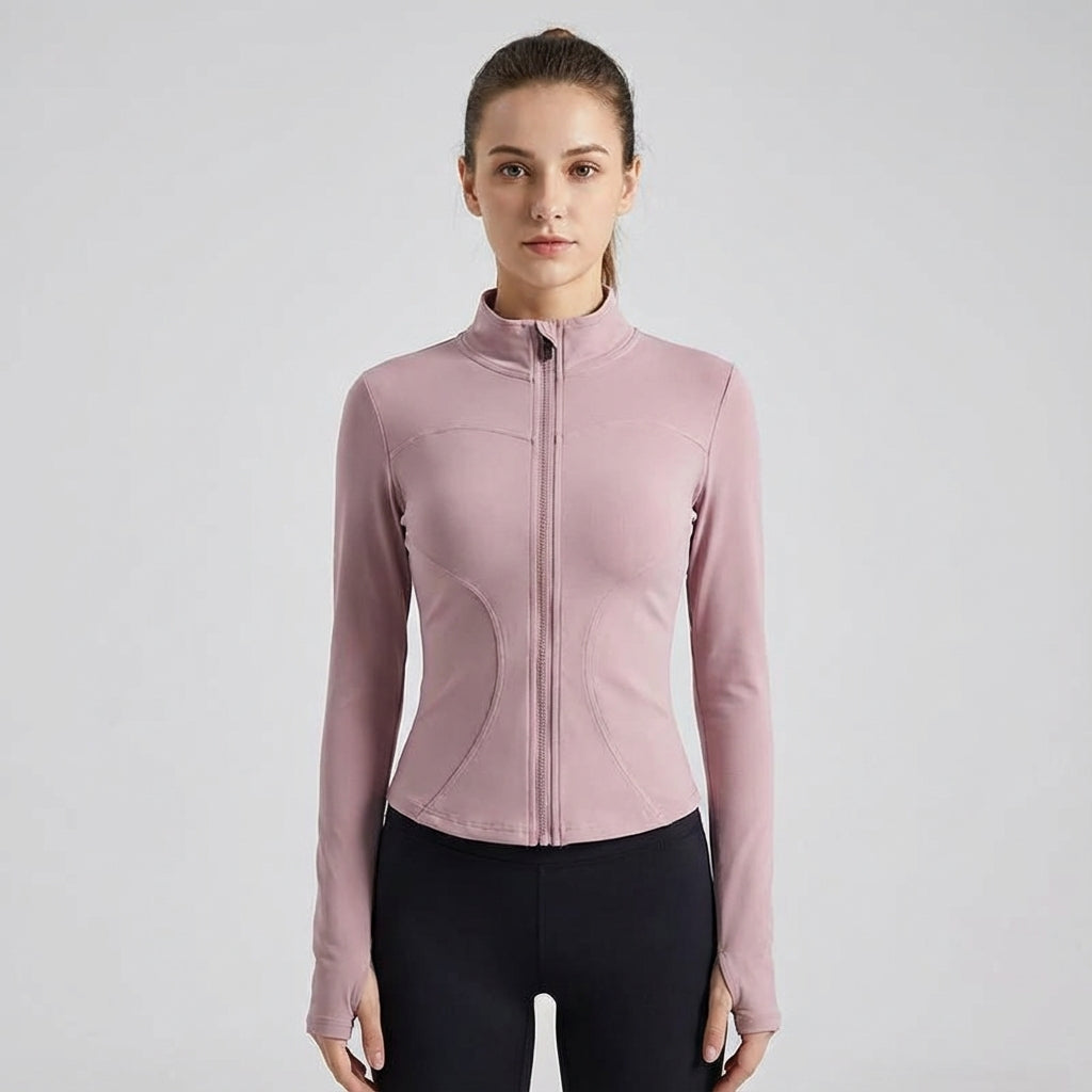 Figurbetonte Activewearjacke Aus Stretch - Georgia