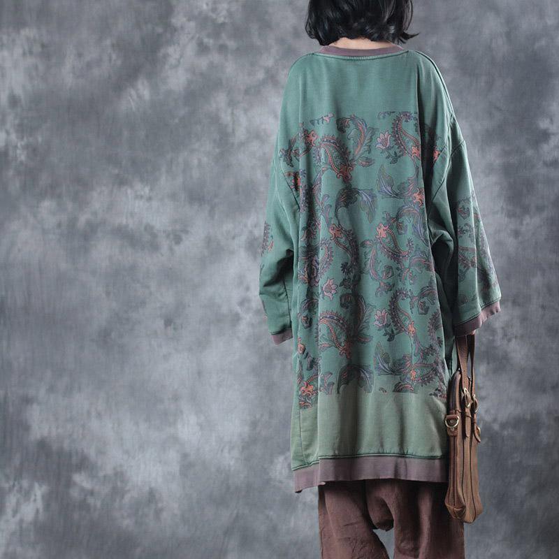 Oversized Midi Sukienka z O-Kolem - Ameline