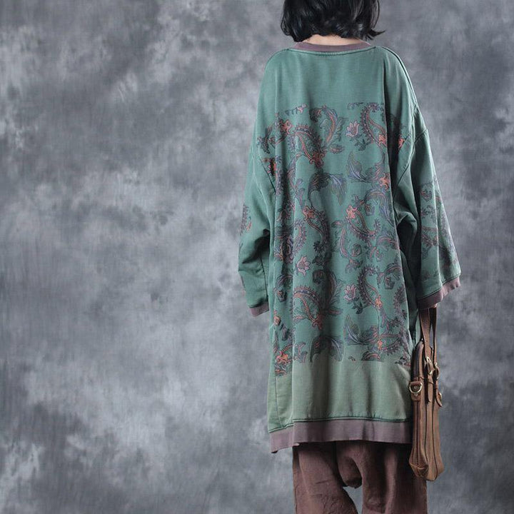 Oversized Midi Sukienka z O-Kolem - Ameline