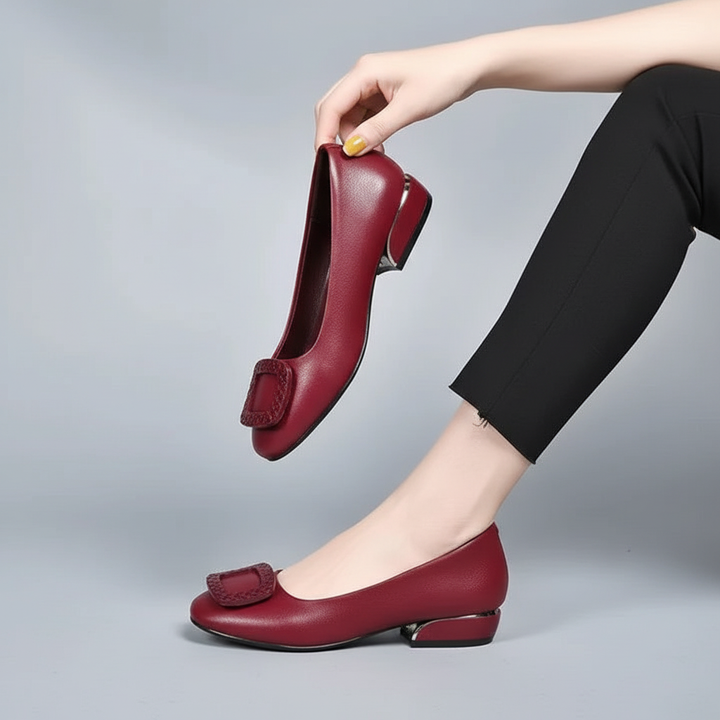 Flacher Komfortschuh Mit Absatz - Josephine