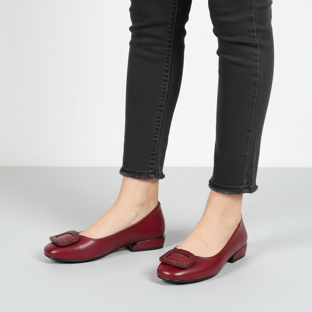 Flacher Komfortschuh Mit Absatz - Josephine