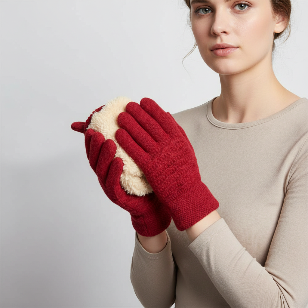 Fleece Gefütterte Touchscreenhandschuhe - PolarKnit