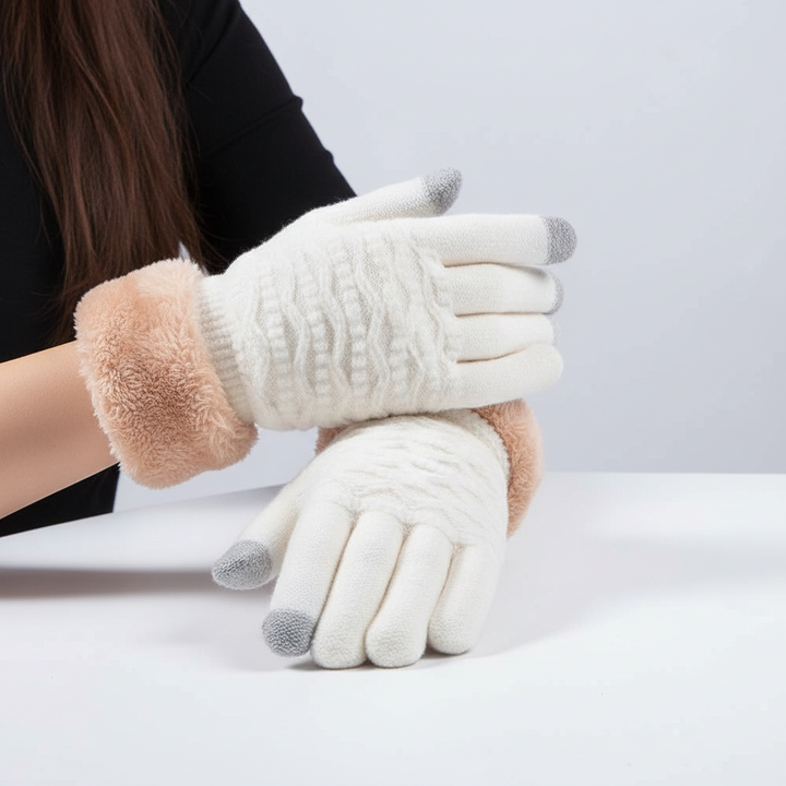 Fleece Gefütterte Touchscreenhandschuhe - PolarKnit