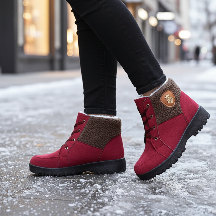 Gefütterte Damenstiefel - Mindy