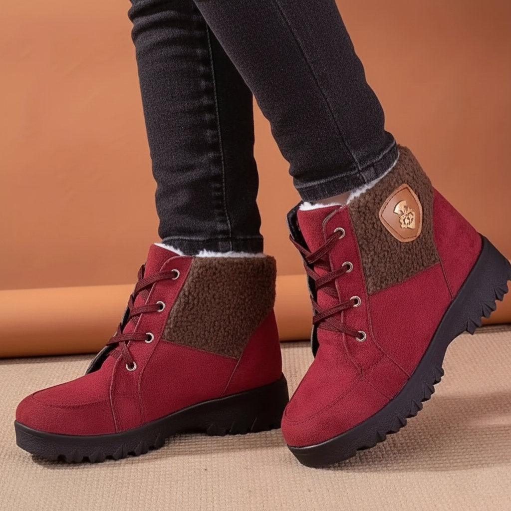 Gefütterte Damenstiefel - Mindy