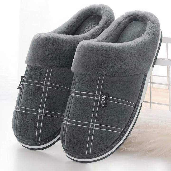 Gefütterte Hausslipper Mit Muster - HomeSlip