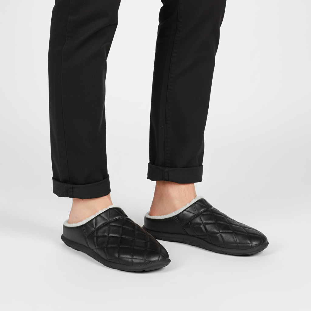 Gefütterte Hausslipper Mit Plüsch - CozyKick