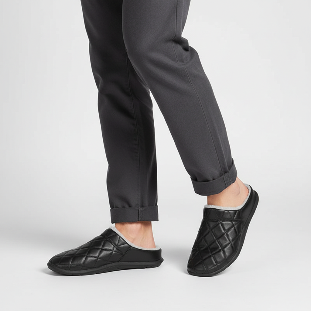 Gefütterte Hausslipper Mit Plüsch - CozyKick