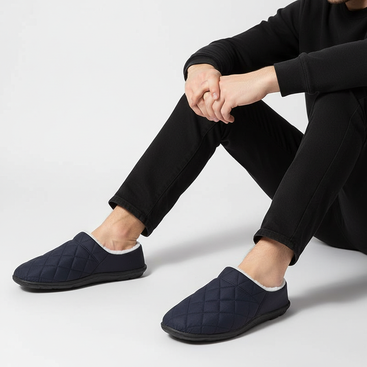 Gefütterte Hausslipper Mit Plüsch - CozyKick