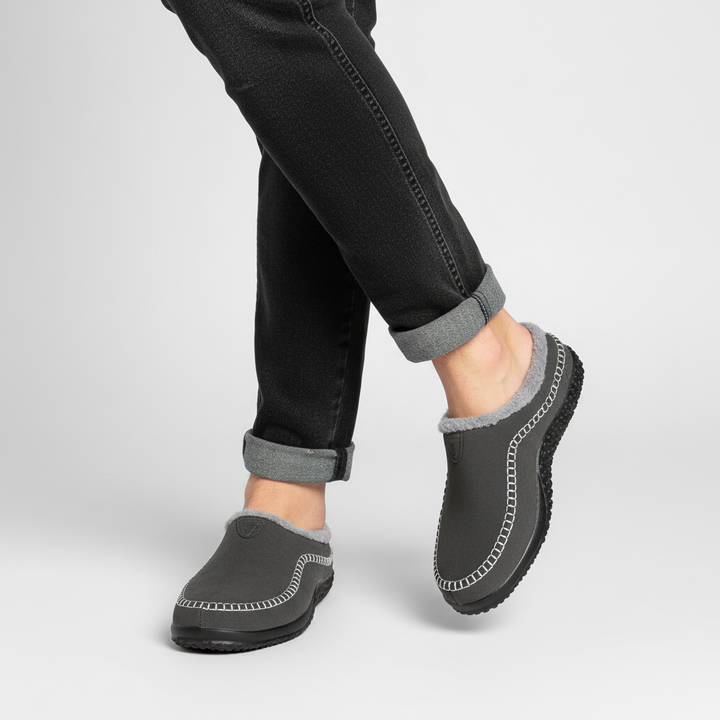 Gefütterte Hausschuh Pantoffel - FuzzWalker