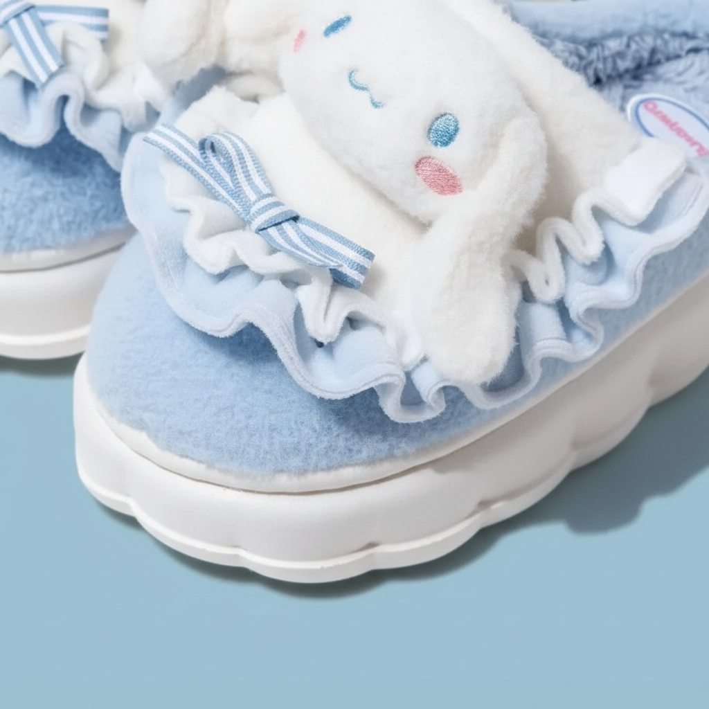 Gefütterte Hausschuhe Mit Design - CozyFluff