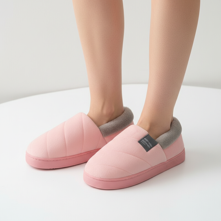 Gefütterte Hausschuhe Mit Plüsch Innen - HomeSnug