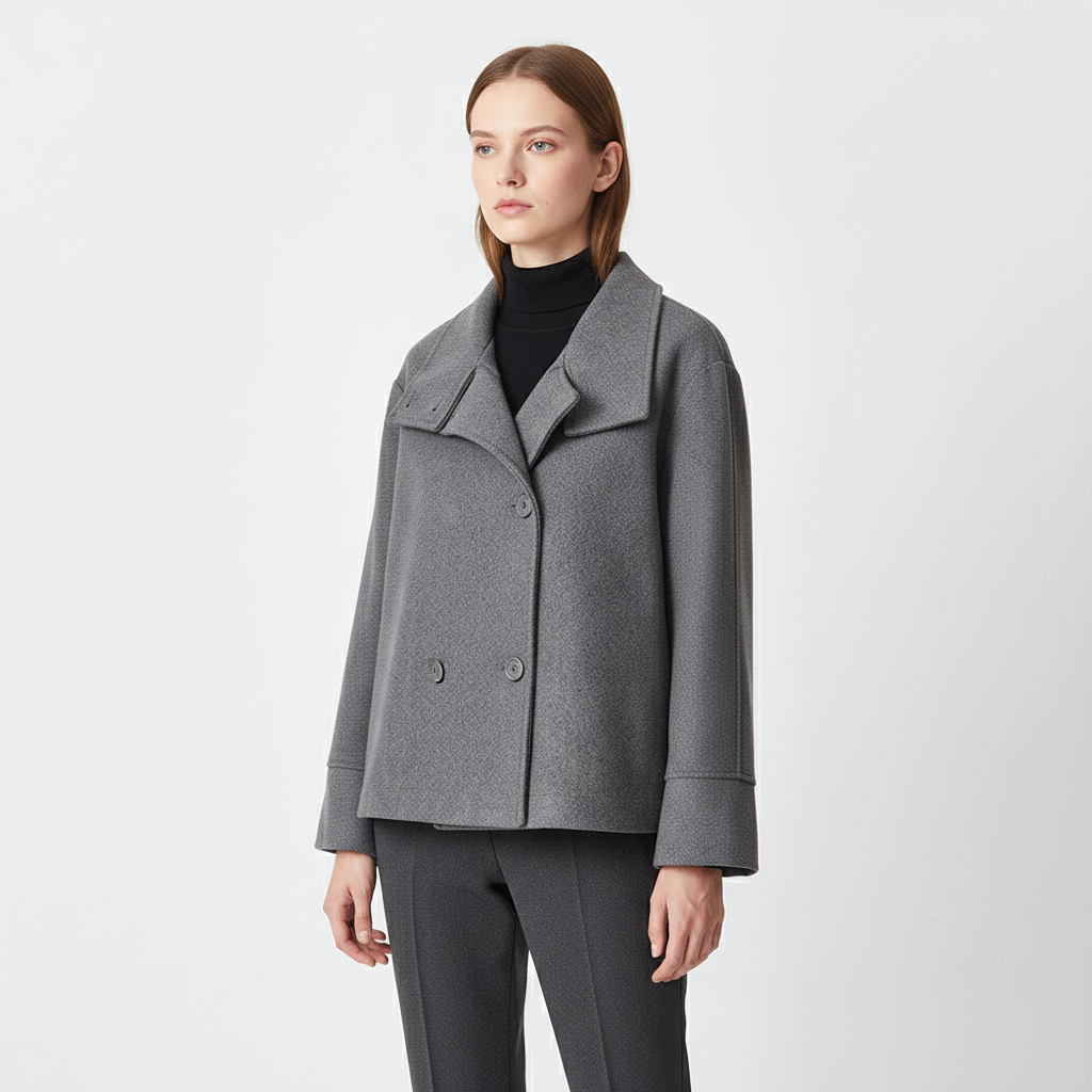 Gefütterter Damen Kurzmantel - Audrey