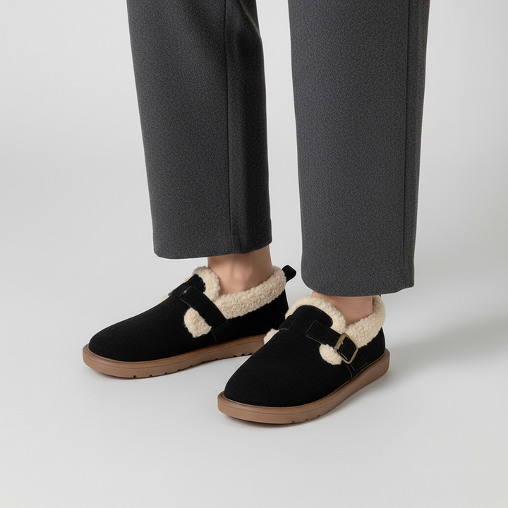 Gefütterter Innenschuh Aus Wildleder - PlushSlip