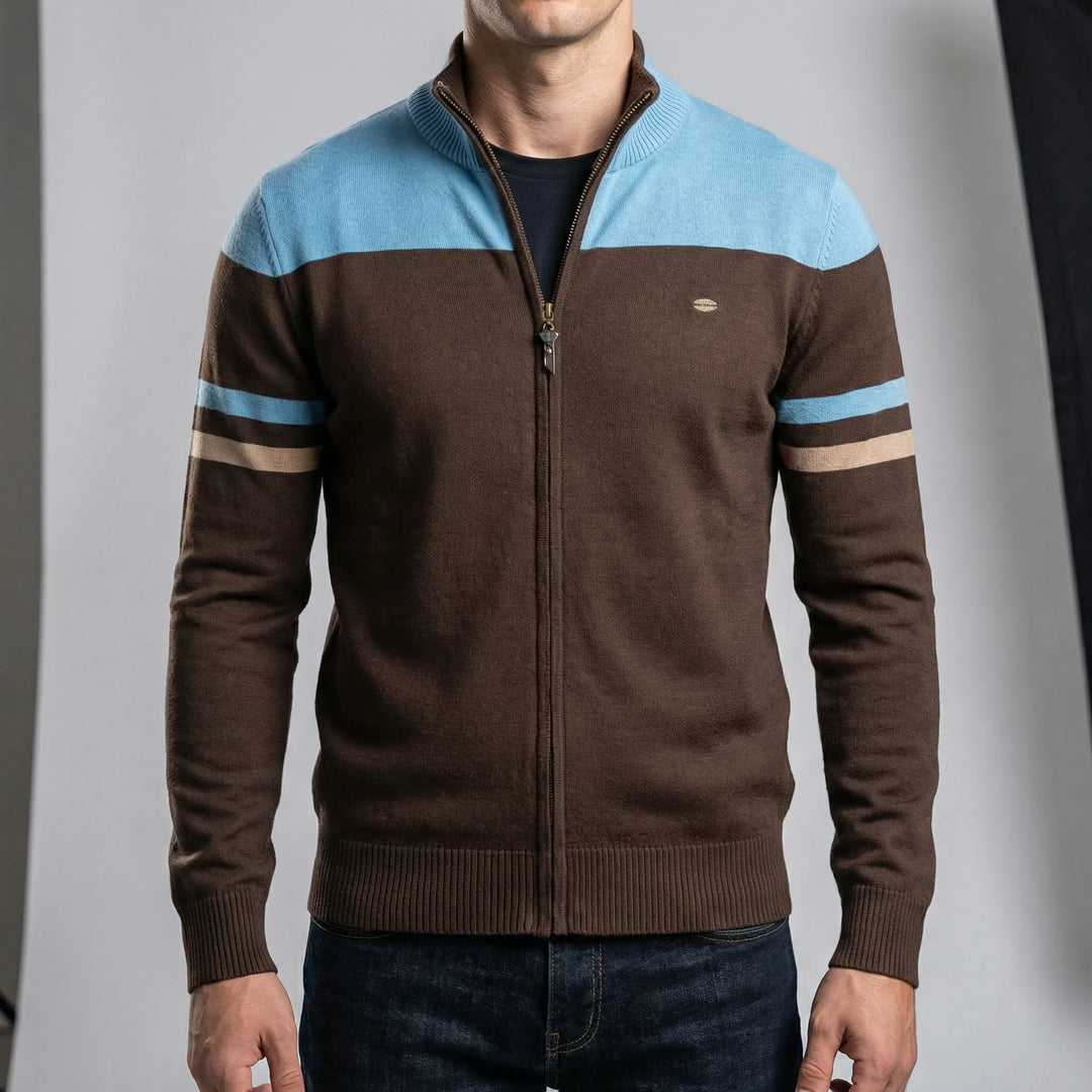 Gestreifte Schulter-Trainingsjacke - Ruben