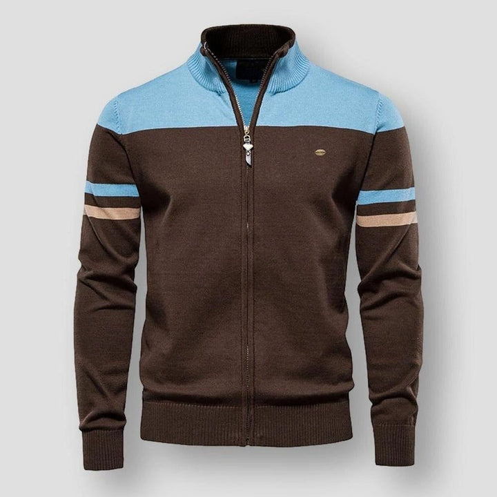 Gestreifte Schulter-Trainingsjacke - Ruben