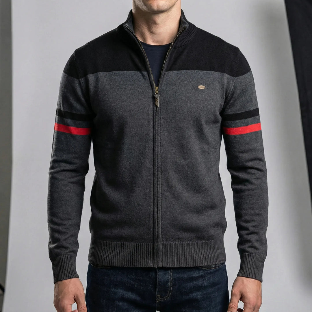 Gestreifte Schulter-Trainingsjacke - Ruben