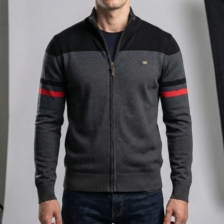 Gestreifte Schulter-Trainingsjacke - Ruben