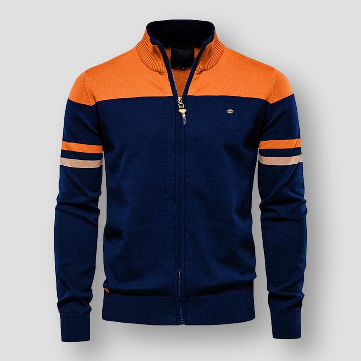 Gestreifte Schulter-Trainingsjacke - Ruben