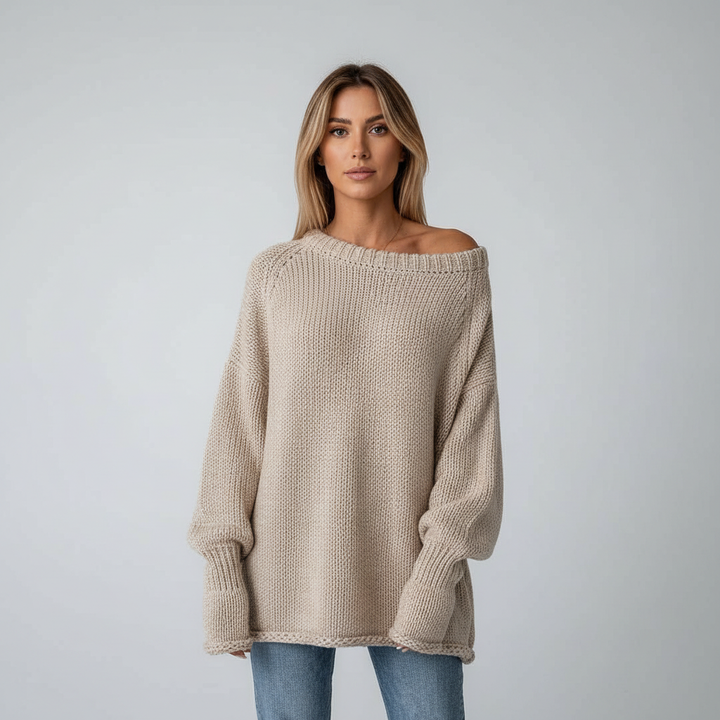 Gestrickter Damenpullover -  Marina